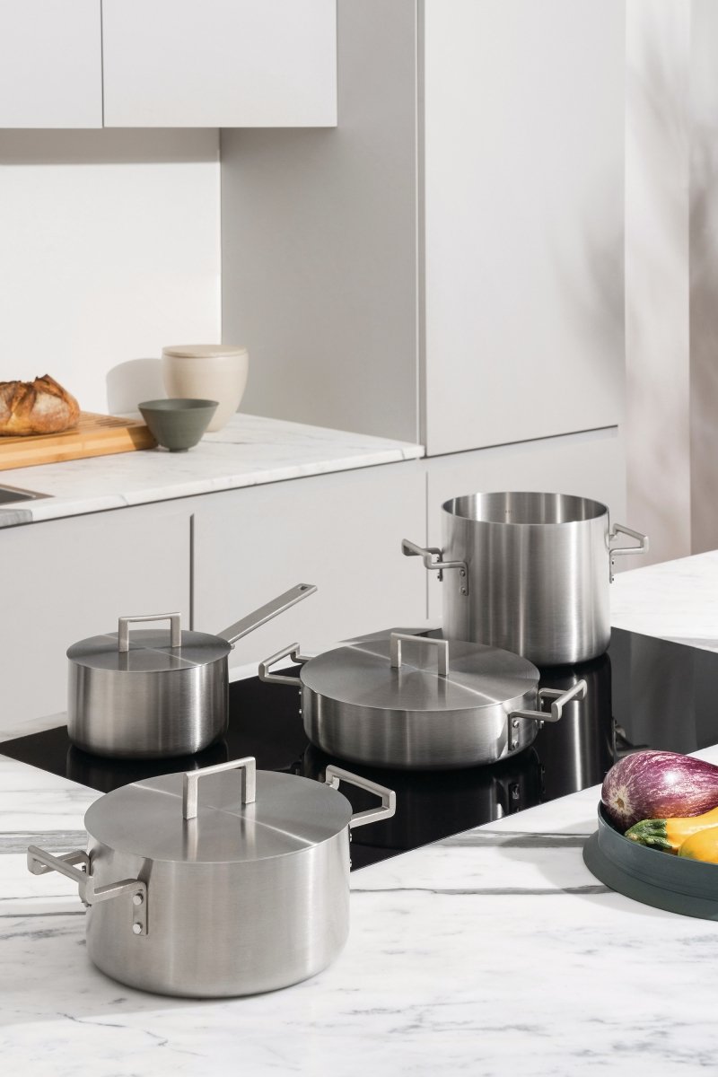 Alessi CONVIVO Garnek Stalowy 2,7 l / Srebrny Matowy