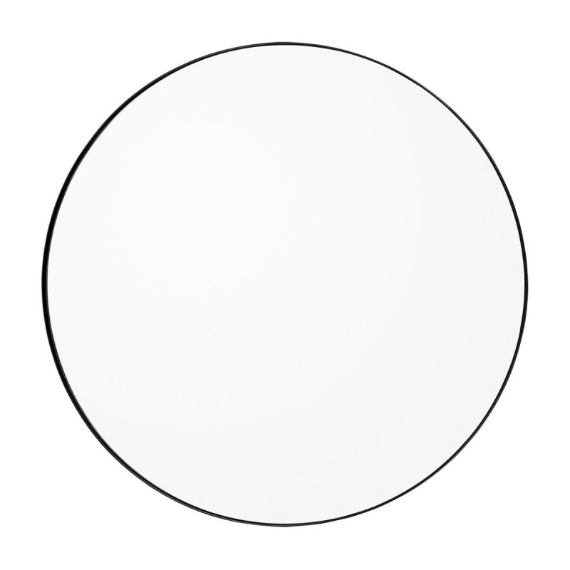 AYTM - CIRCUM Lustro Ścienne Okrągłe 70 cm Czarne - Tafla Klasyczna