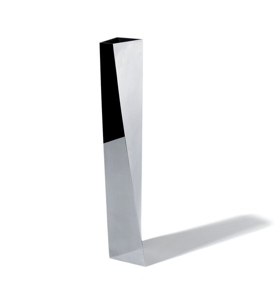 Alessi CREVASSE Stalowy Wazon do Kwiatów 42 cm / Polerowany