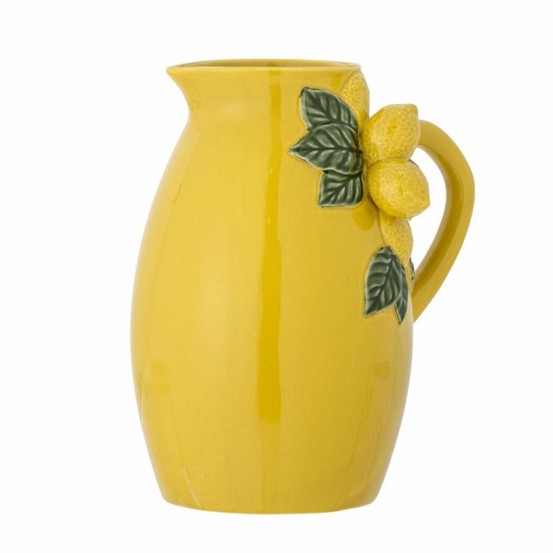 Bloomingville LIMONE Ceramiczny Dzbanek 1,6 l Cytryny / Żółty