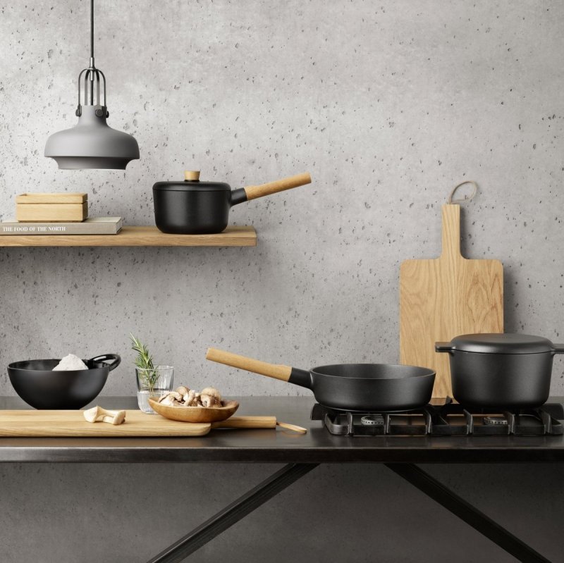 Eva Solo NORDIC KITCHEN Pokrywka do Patelni 24 cm Czarna