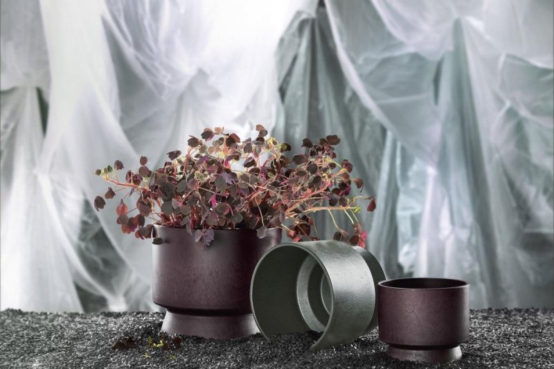 Rosendahl CACHEPOT Doniczka do Kwiatów 15 cm Ciemnoczerwona
