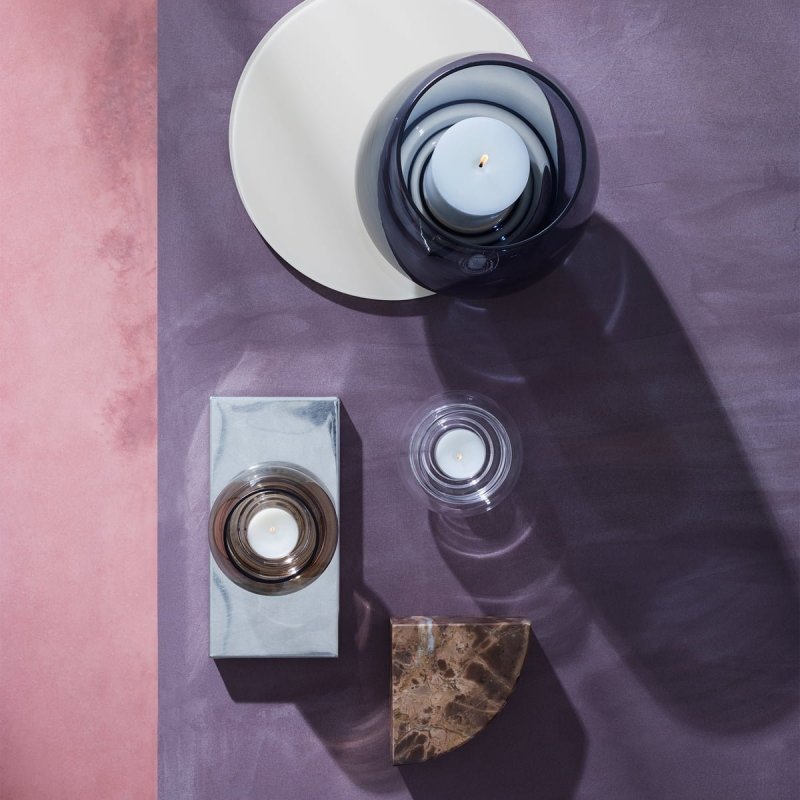 Holmegaard FLOW Świecznik Tealight / Granatowy