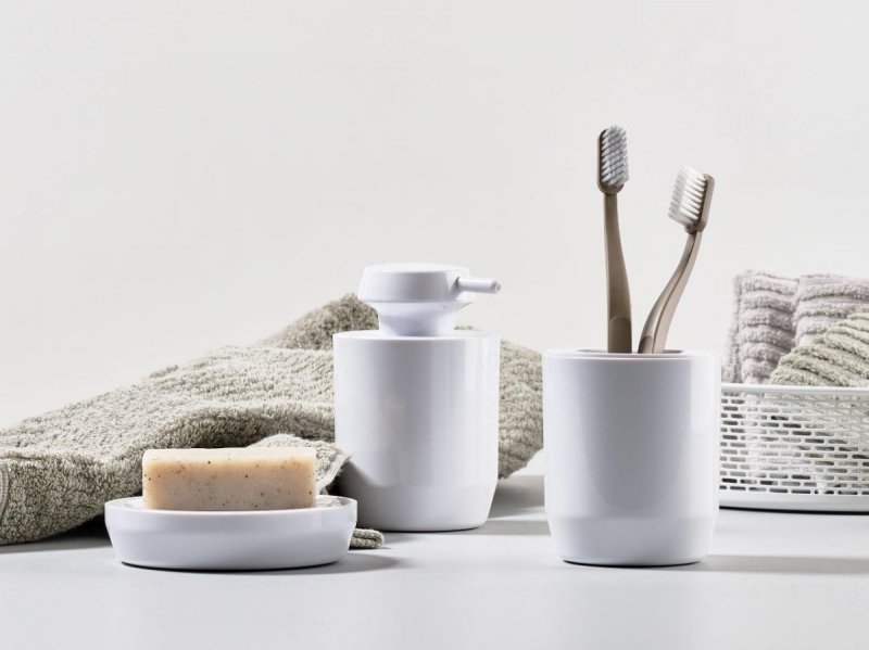 ZONE Denmark SUII Kubek Łazienkowy Wysoki / Biały Połysk