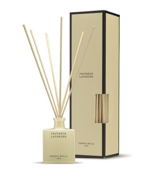 Cereria Molla BOUTIQUE Dyfuzor Zapachowy z Patyczkami 100 ml Provence Lavender