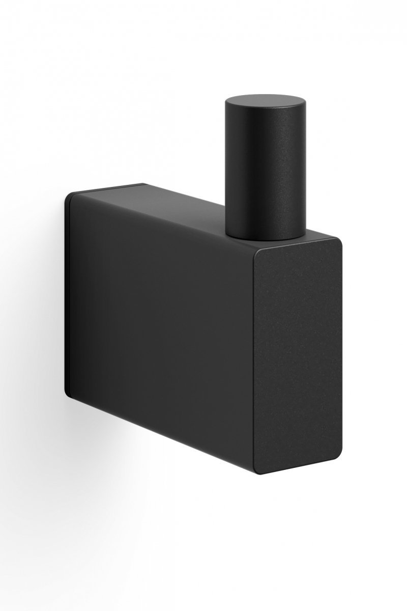 Zack LINEA BLACK Wieszak na Ręczniki Pojedynczy - Czarny