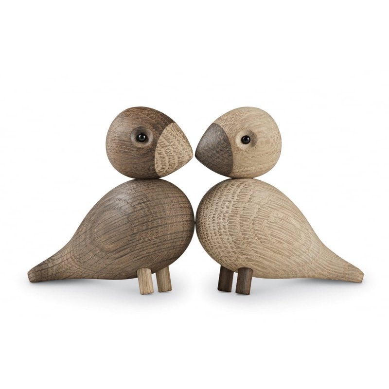 Kay Bojesen LOVEBIRDS Zakochane Ptaszki Drewniane 2 Szt. 