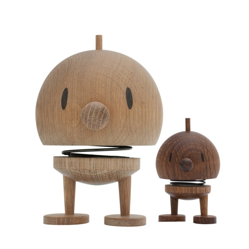 Hoptimist OAK Figurka Optymisty Bumble S - Ciemny Dąb