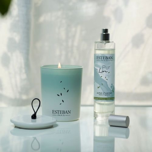 Esteban PARIS Świeca Zapachowa 180 g Ceramiczny Pojemnik / Zapach Pur Lin
