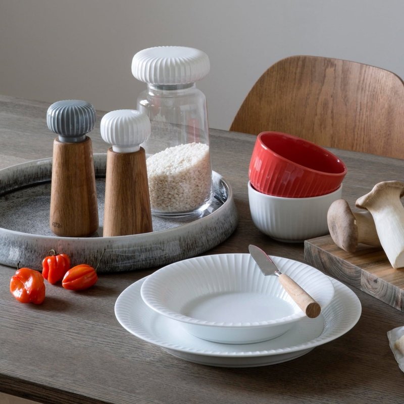 Kähler HAMMERSHØI Młynek do Soli lub Pieprzu 18,5 cm Szary