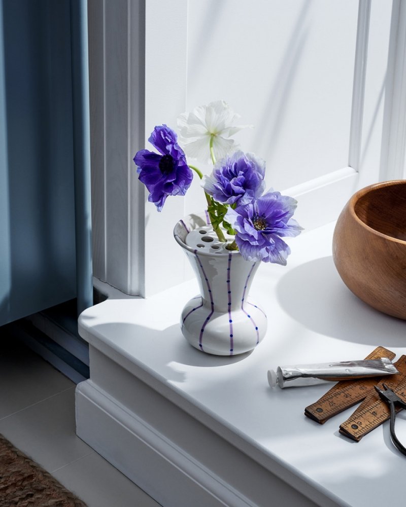 Kähler SIGNATURE Wazon do Kwiatów 15 cm / Fioletowy