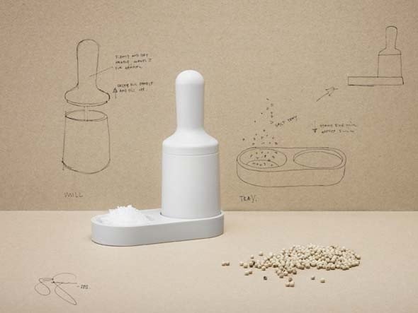 RIG-TIG by Stelton - Młynek do Pieprzu + Tacka na Sól