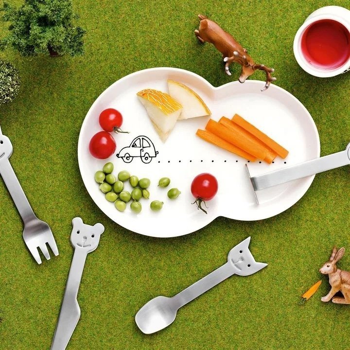 Gense ANIMAL FRIENDS Sztućce dla Dzieci / Zestaw 4 El.