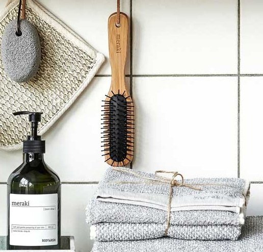 Meraki BATH Ręcznik do Rąk 30x30 cm 3 Szt. / Szary