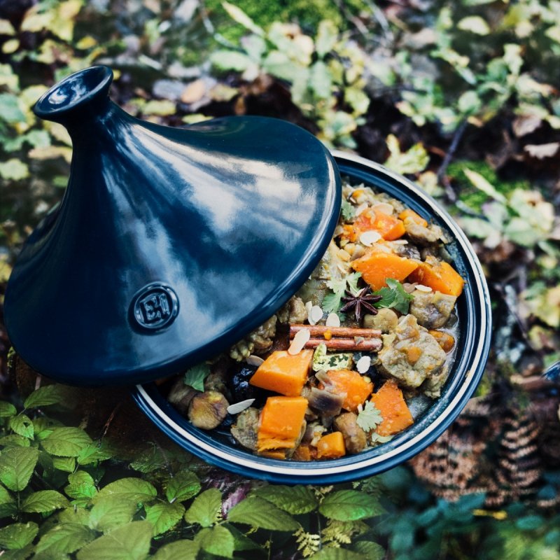 Emile Henry NATURE Ceramiczne Naczynie do Gotowania Tagine 3 l / Czarny