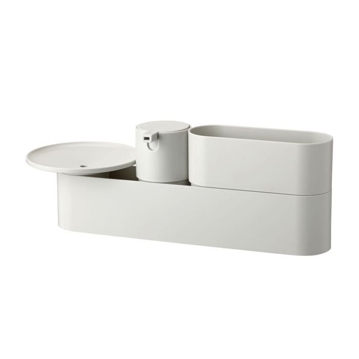 Rig-Tig DISH-IT Organizer do Zlewu / Pojemnik na Przybory do Zmywania / Szary