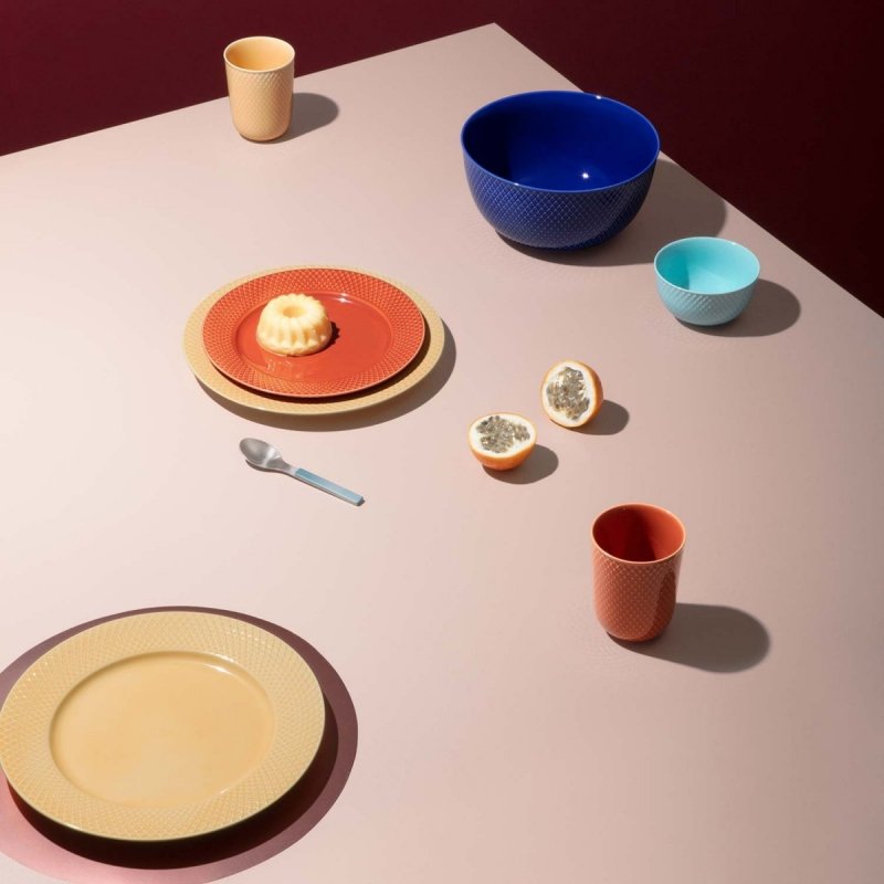 Lyngby Porcelain RHOMBE COLOR Kubek bez Ucha 330 ml Rożowy