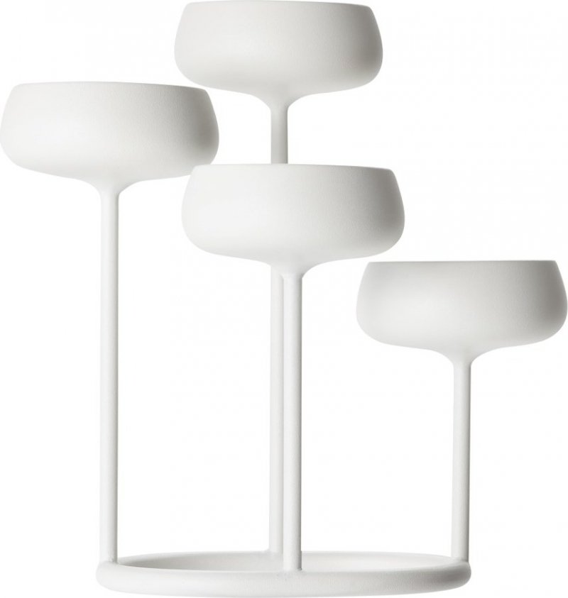 Iittala NAPPULA Świecznik 4-Ramienny / Biały