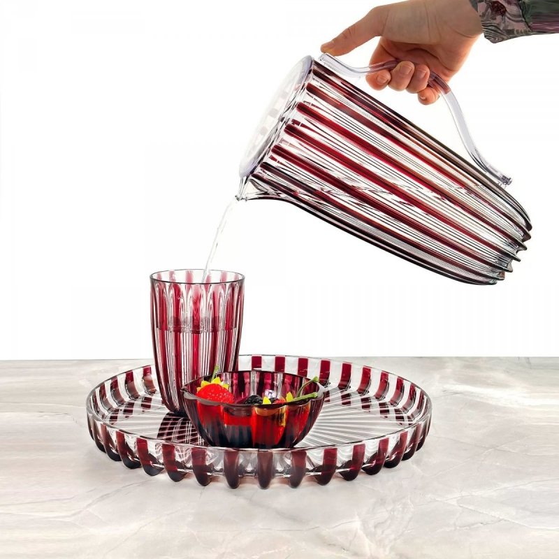 Guzzini DOLCEVITA Szklanki 470 ml z Tworzywa z Recyklingu - Zestaw 4 Szklanek / Żółty