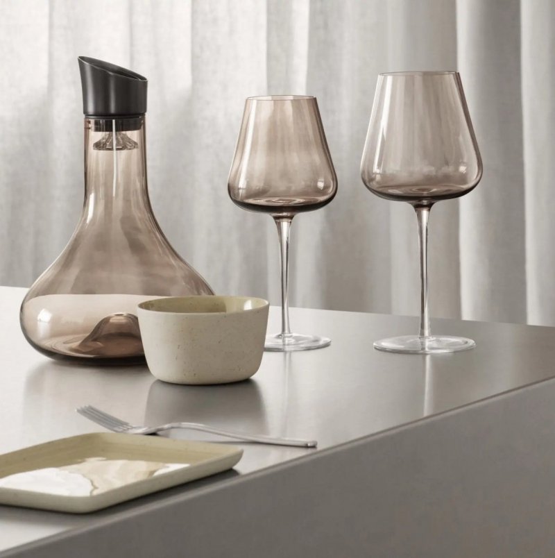 Blomus BELO Kieliszki do Białego Wina 400 ml 2 Szt. Brązowe