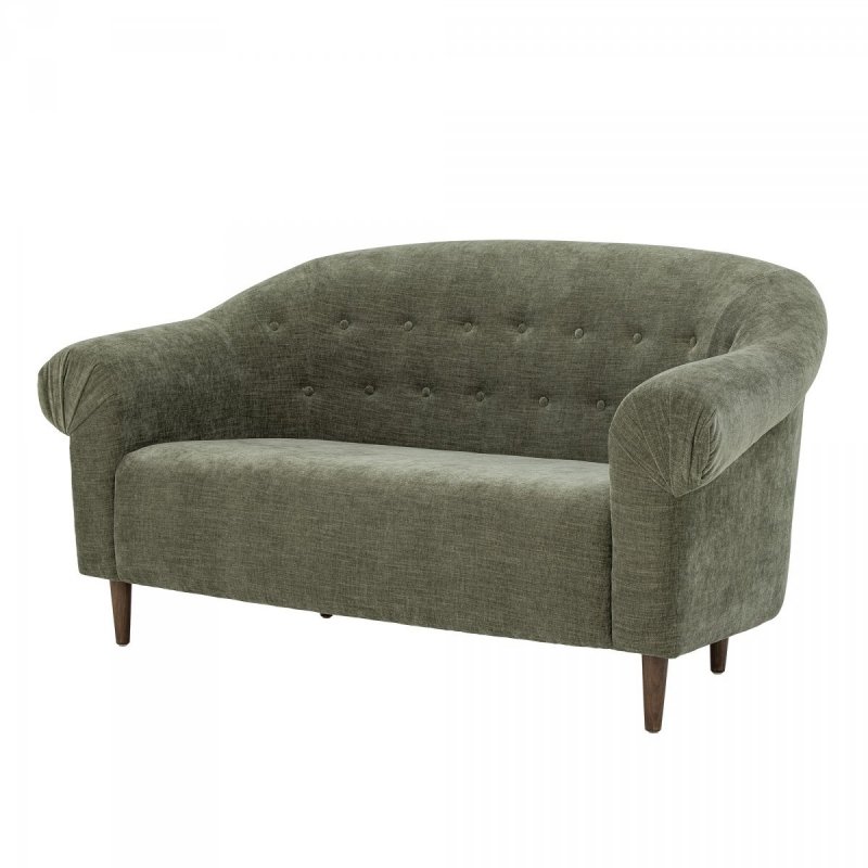 Bloomingville SPENCER Kanapa - Sofa Tapicerowana / Zielona