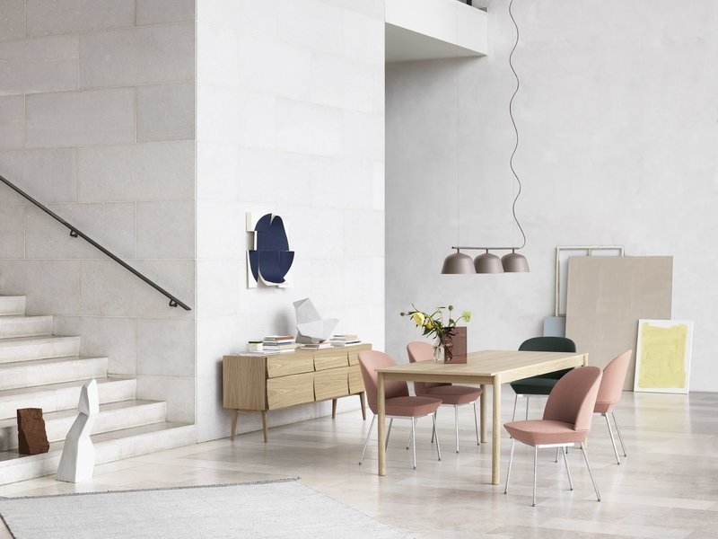 Muuto LINEAR Biurko / Stół Drewniany 140x85 cm Dębowy