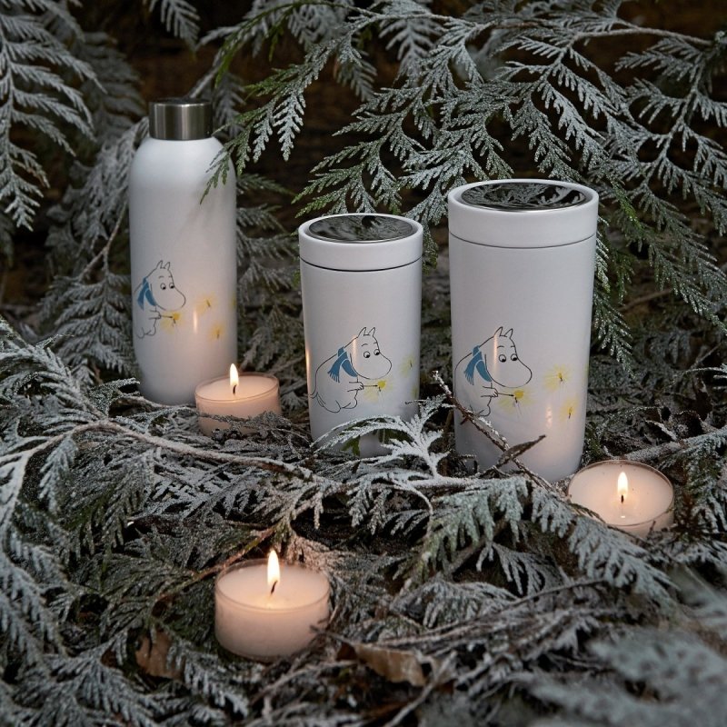 Stelton TO GO Kubek Termiczny 200 ml MUMINKI Zielony
