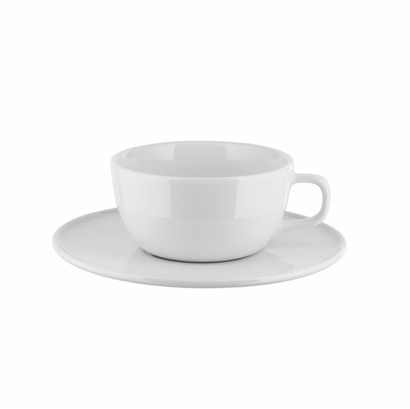Alessi ITSUMO Filiżanka ze Spodkiem do Herbaty 240 ml / Biała