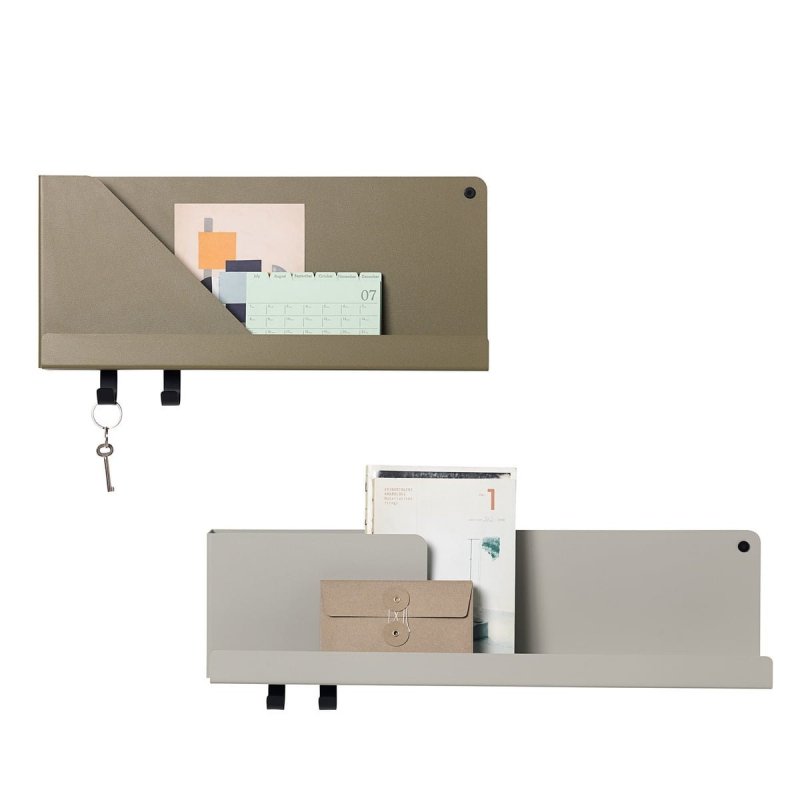 Muuto FOLDED Organizer - Półka Ścienna 63 cm Niebiesko/Szara