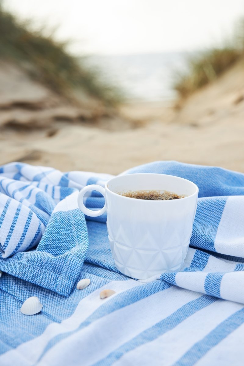 Sagaform OUTDOOR EATING Akrylowe Filiżanki Piknikowe 200 ml 4 Szt. / Białe