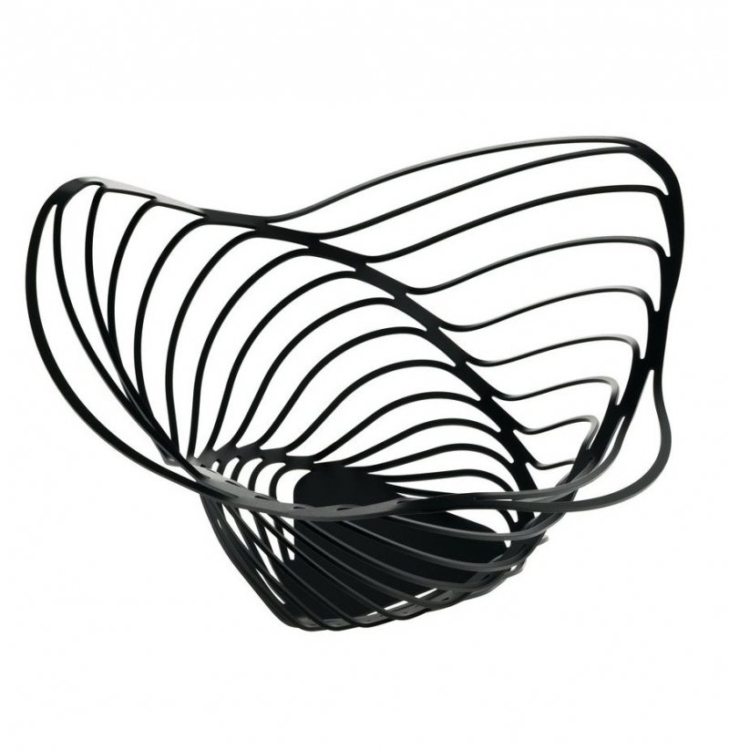  Alessi TRINITY Kosz na Owoce 33 cm Czarny