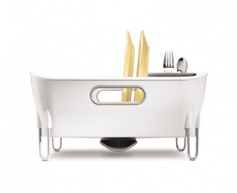 simplehuman COMPACT Ociekacz - Suszarka do Naczyń - Biały