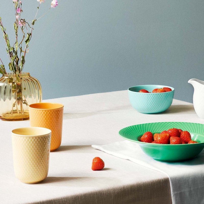Lyngby Porcelain RHOMBE COLOR Miska 13 cm Granatowa