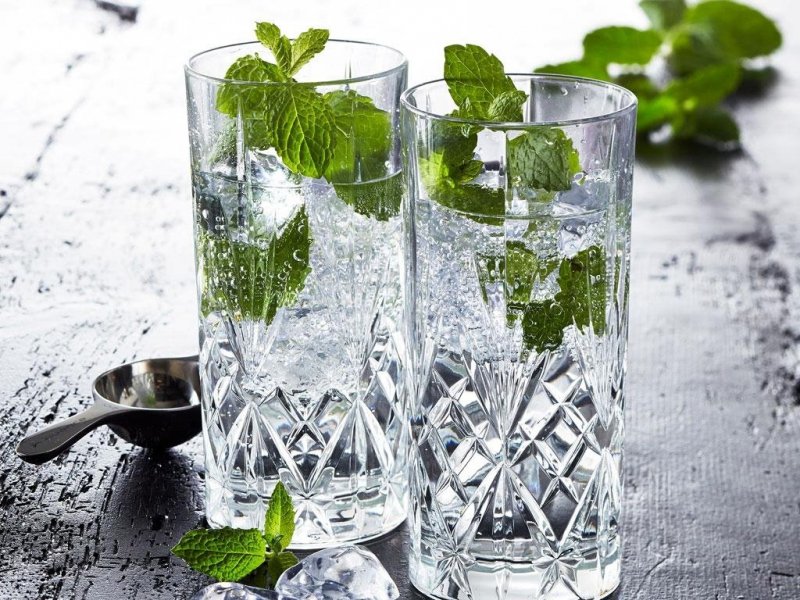 Lyngby Glass MELODIA Dzbanek + Kryształowe Szklanki 360 ml 6 Szt.