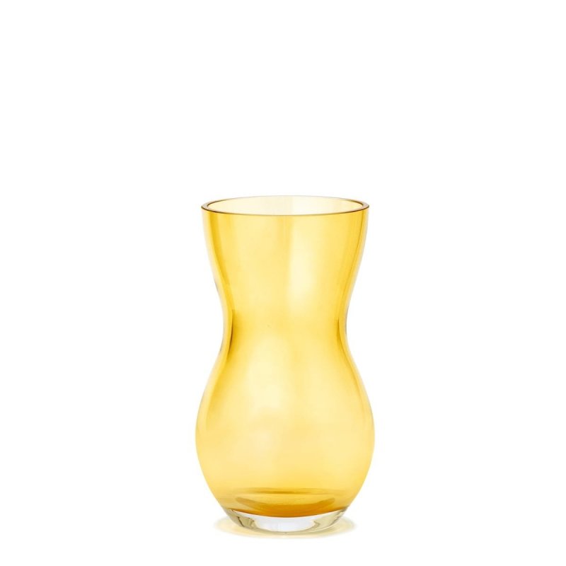 Holmegaard CALABAS Wazon do Kwiatów 16 cm Bursztynowy