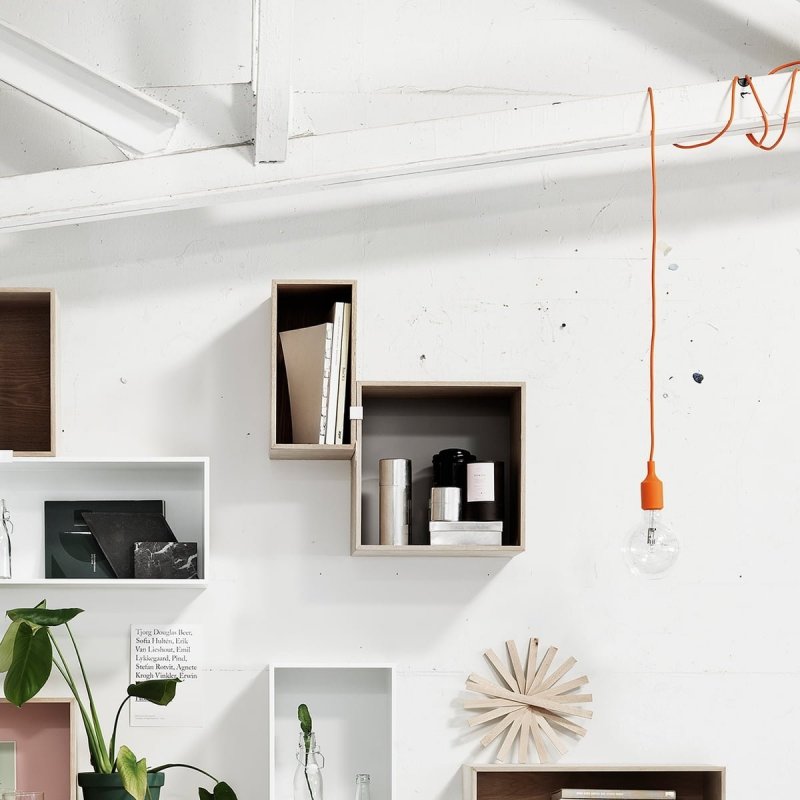 Muuto E27 Lampa Wisząca Żarówka LED / Granatowa - Midnight Blue