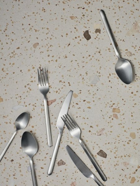 Blomus STELLA Zestaw Sztućców Stołowych 16 El. Srebrne Matowe