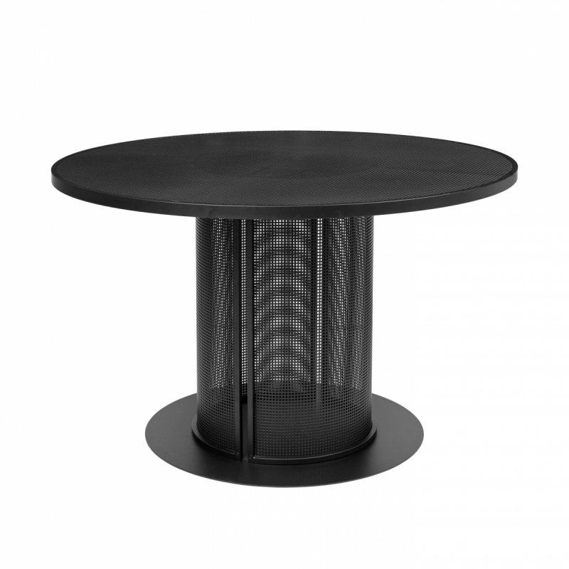 Kristina dam studio BAUHAUS Okrągły Stół Ogrodowy 120 cm / Czarny