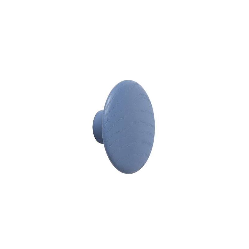 Muuto DOTS Wieszak Drewniany XS - 6.5 cm Niebieski Pale Blue