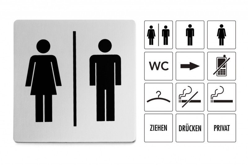 Zack INDICI Tabliczka Informacyjna - WC