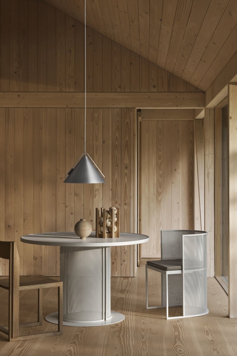 Kristina dam studio BAUHAUS Krzesło Ogrodowe / Białe