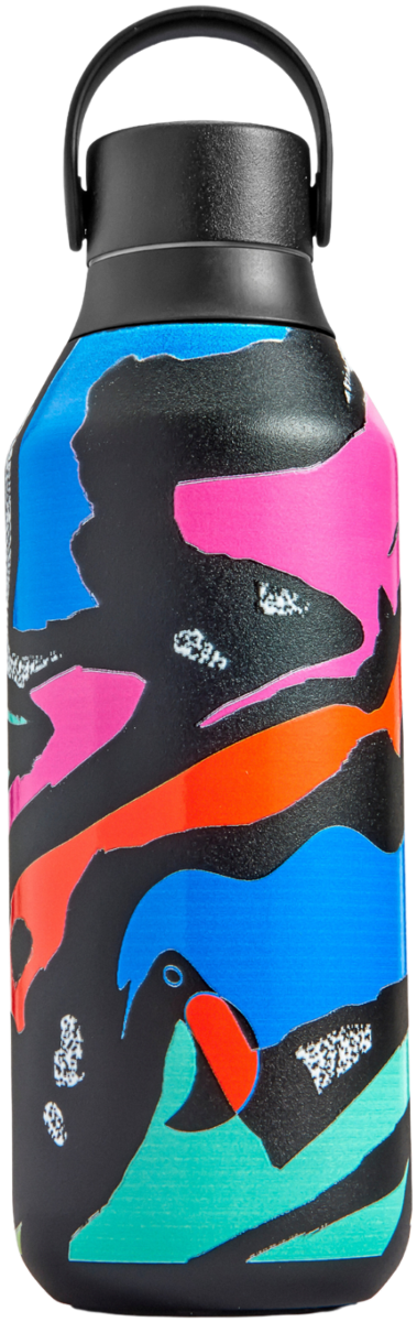 Chilly's SERIES 2 Stalowa Butelka Termiczna 500 ml z Grafiką / Studio Ocean of Static