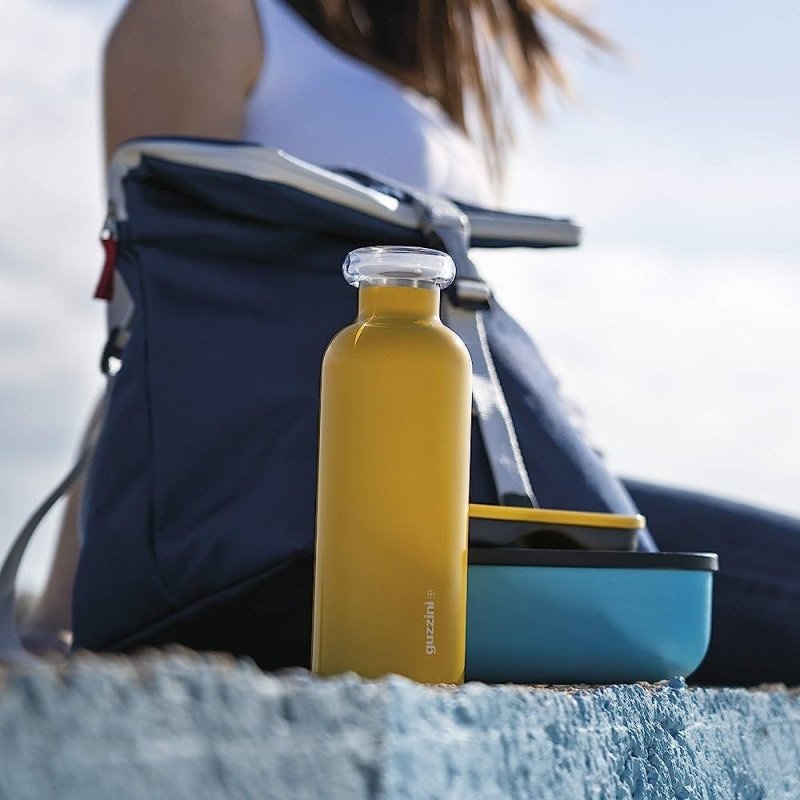 Guzzini ENERGY Butelka Termiczna 500 ml / Srebrna