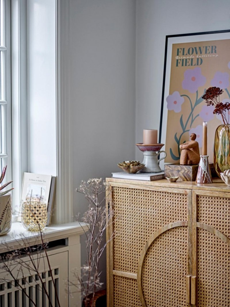 Bloomingville PABLO Szafka - Witryna z Drewna Mango 