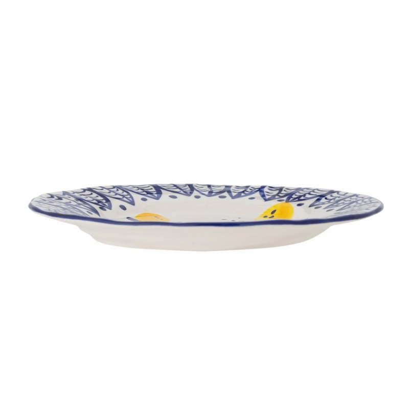 Bloomingville MAXIMA Talerz Obiadowy 27 cm / Niebieski