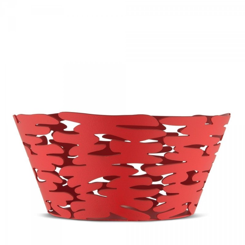 Alessi BARKET Misa - Kosz na Owoce 21 cm Czerwony