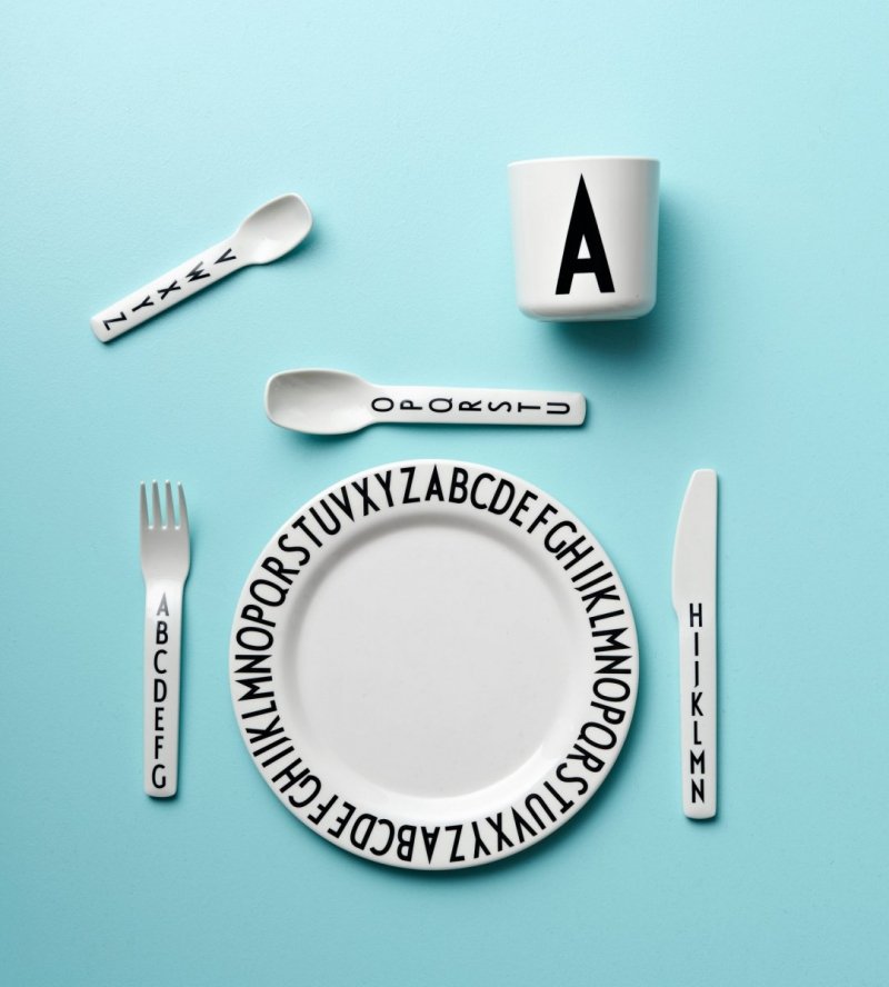 Design Letters AJ Kids - Kubek z Melaminy - Litera D