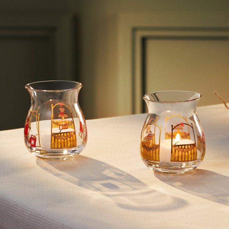 Holmegaard CHRISTMAS Świąteczny Świecznik Tealight 2 Szt. / Edycja 2023