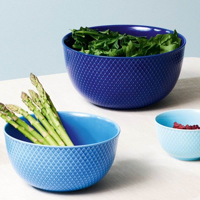 Lyngby Porcelain RHOMBE COLOR Miska 13 cm Aqua