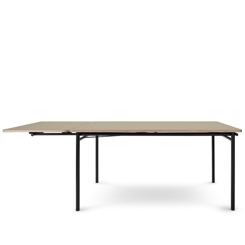 Eva Solo TAFFEL Biurko - Stół Rozkładany 90x150 - 210 cm Czarny / Blat Czarny